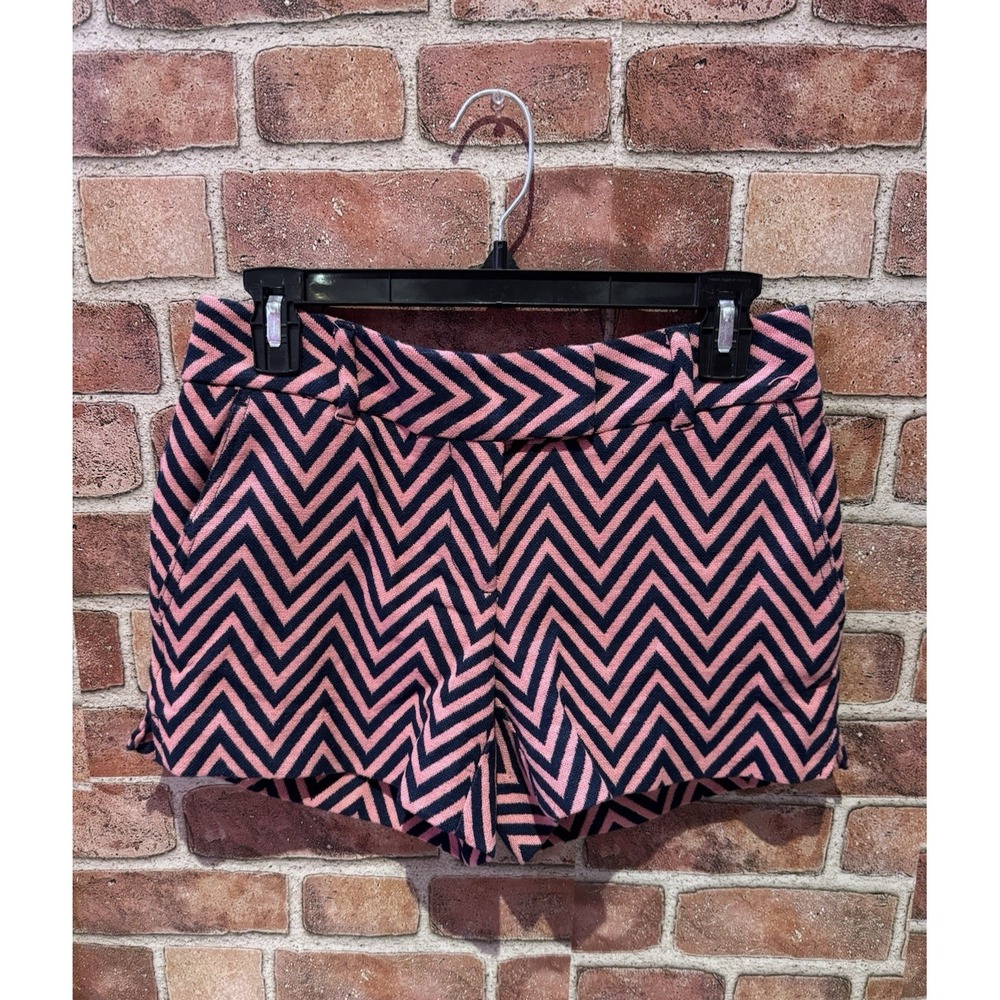 ANN TAYLOR LOFT THE RIVERA SHORTS Women's Size 00 Blue‎ & Pink W/ Pockets